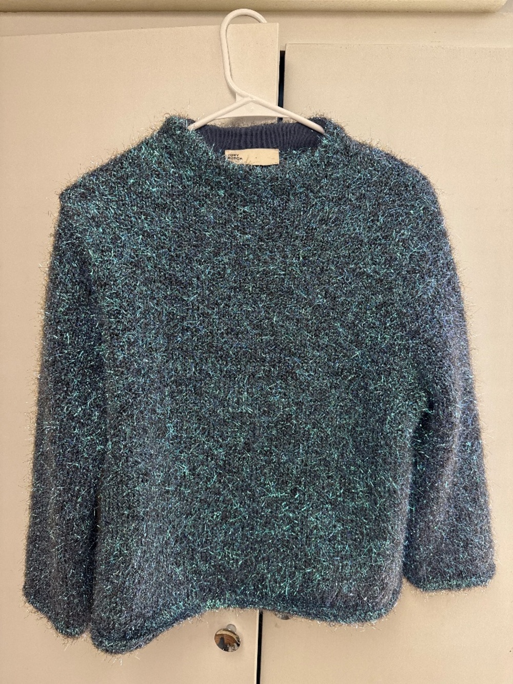 Tory Burch Tinsel Mockneck Sweater